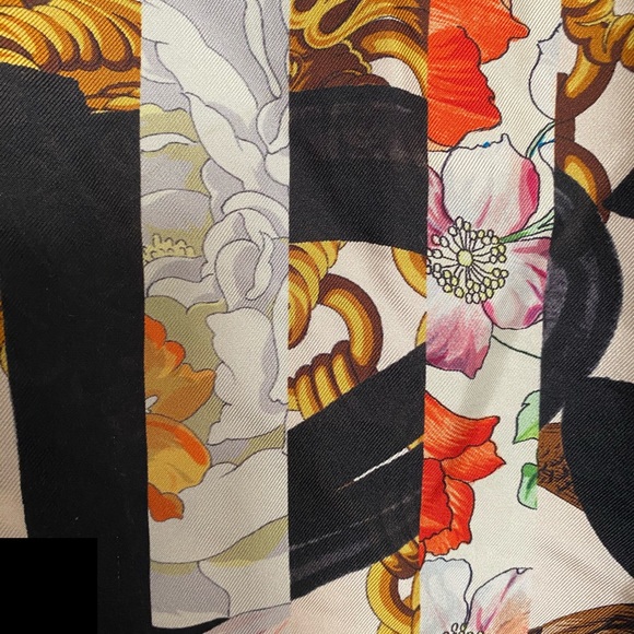 burberry multicolor sacha floral print button up perfect for summer - Picture 7 of 8